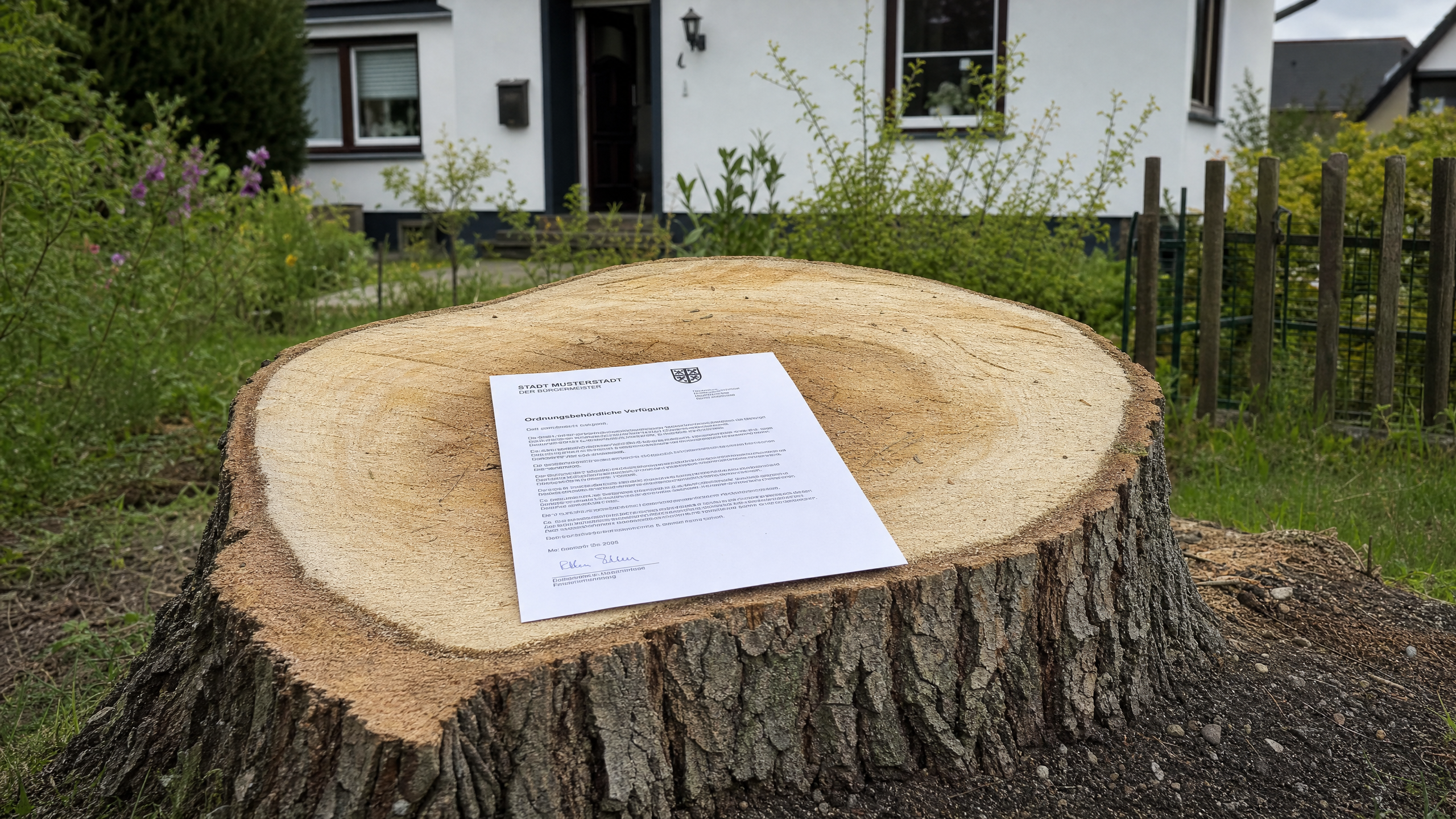 Baumfällung ohne Genehmigung