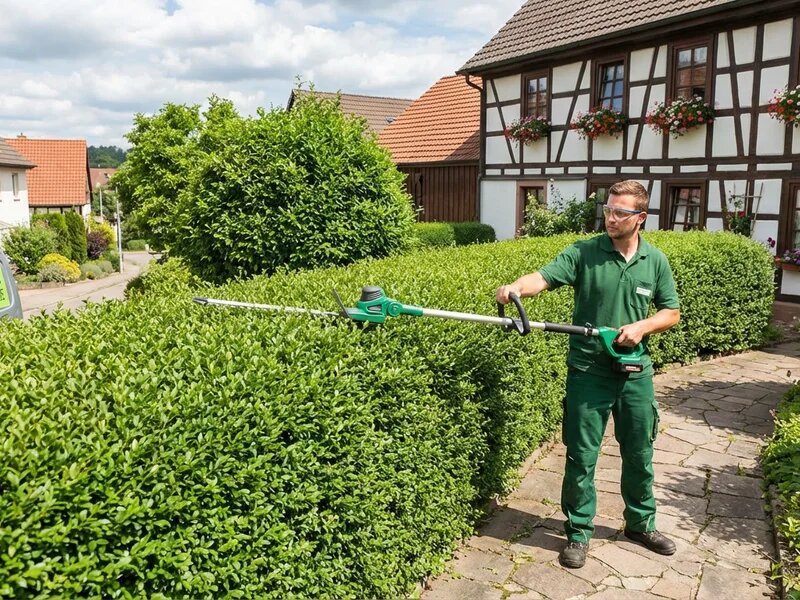 Professioneller Heckenschnitt in Bergheim - Formschnitt einer Hecke